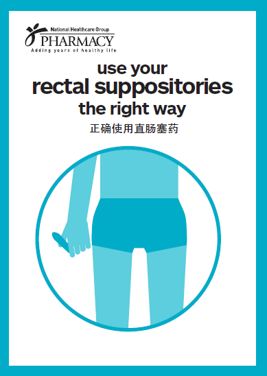 Use your rectal suppositories the right way